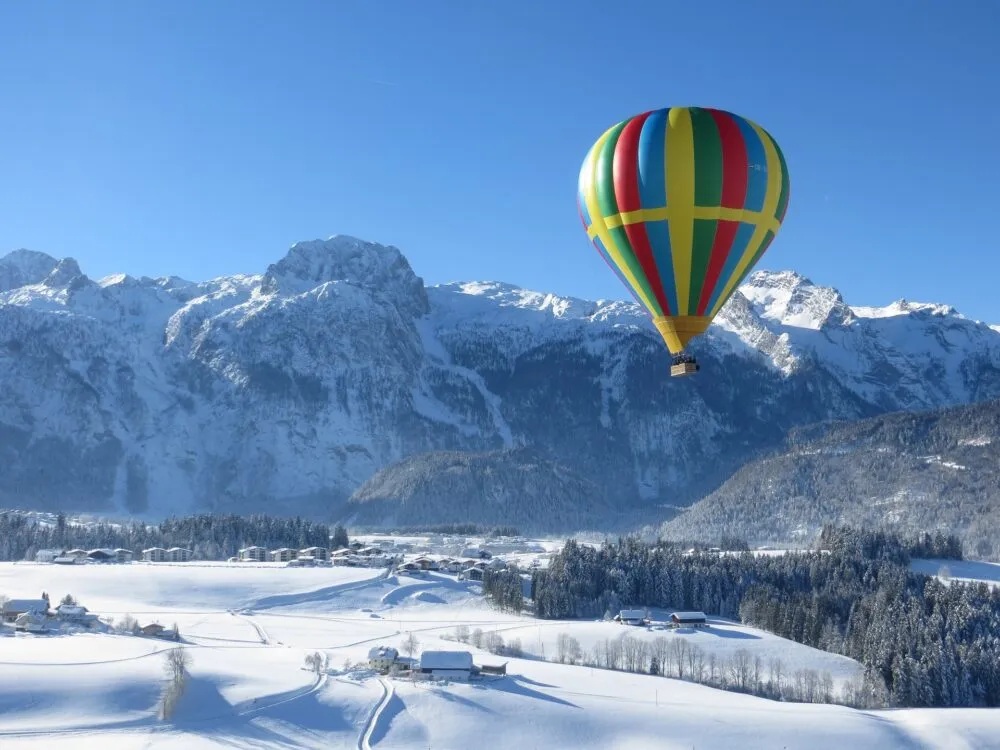 Ballonvaart in Lapland