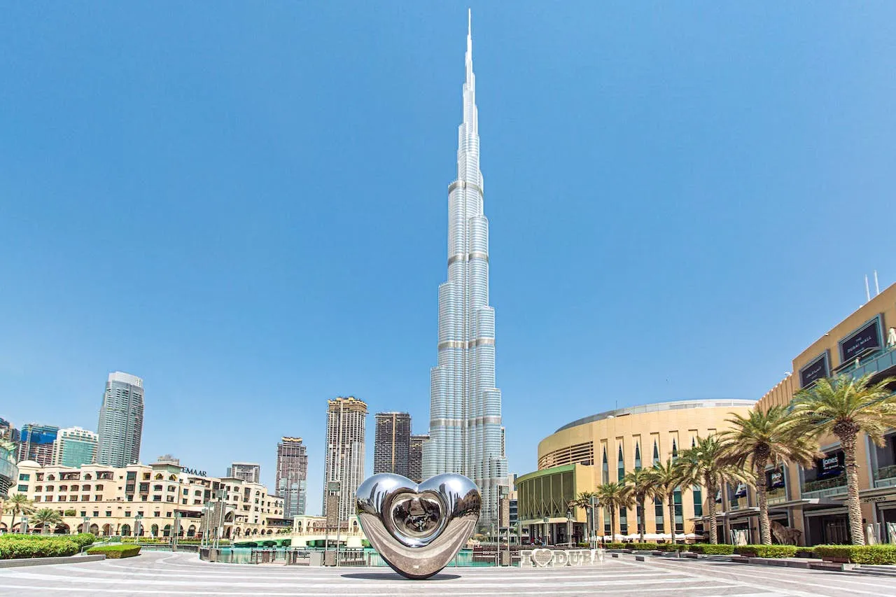 Dubai Burj Khalifa Hartje Ervoor
