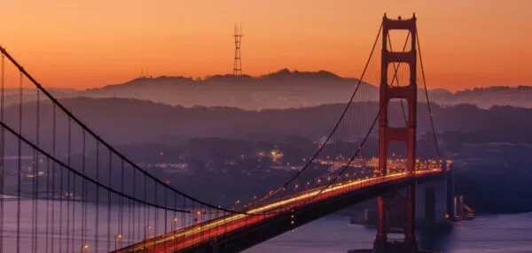 Golden Gate Bridge in San Fransisco