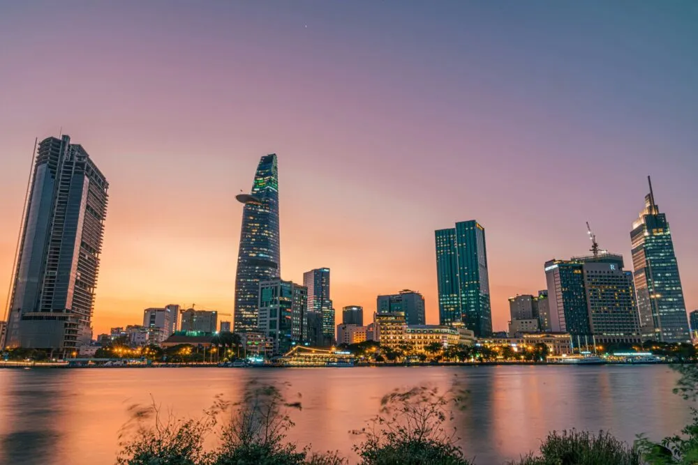 Skyline van Ho Chi Minh City