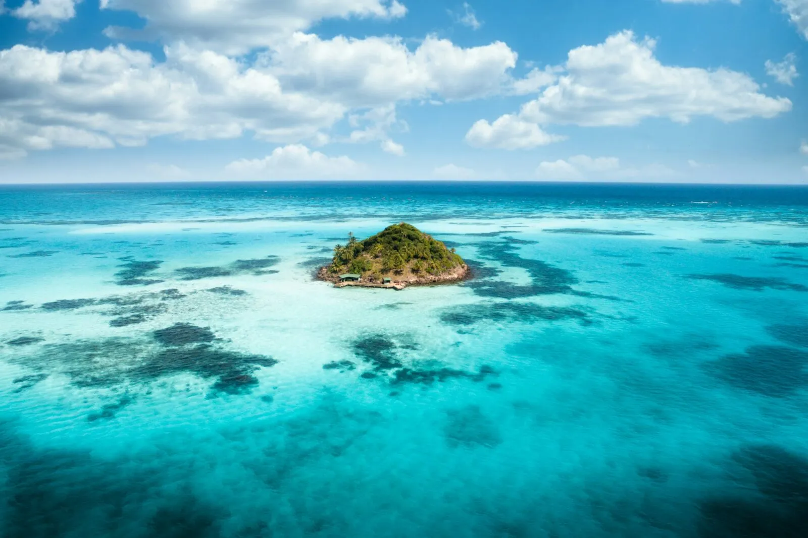 Colombia blauw water eiland