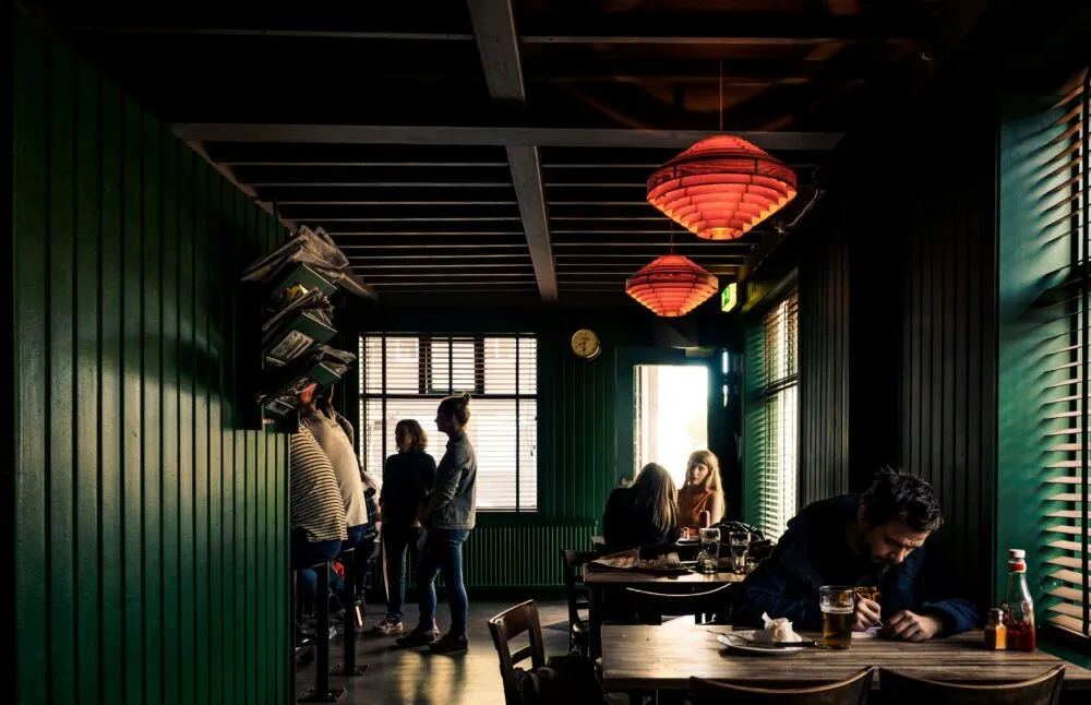Cafe in IJsland