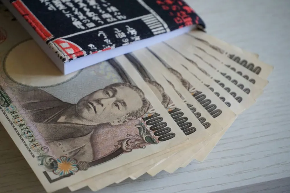 Munteenheid Japanse yen biljetten