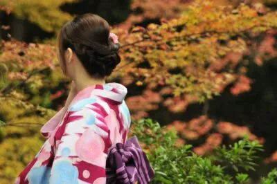 Vrouw in Japan