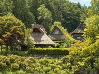 Hida Folk Village bij Takayama, Japan