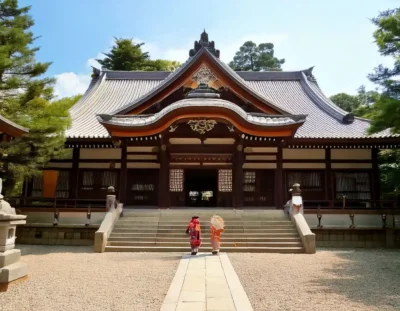 Oyama-jinja in Kanazawa, Japan