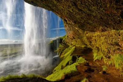 Seljalandsfoss waterval in ijsland