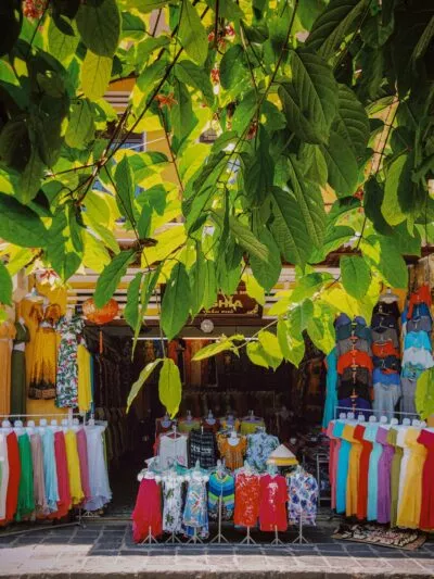 kledingwinkel in hoi an, vietnam
