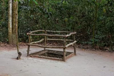 oorlogsvallen co chi tunnels in vietnam