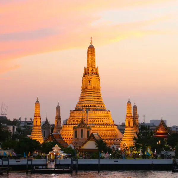 Wat Arun tempel in Bangkok, Thailand.