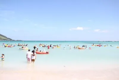 Strand op Jeju Island.