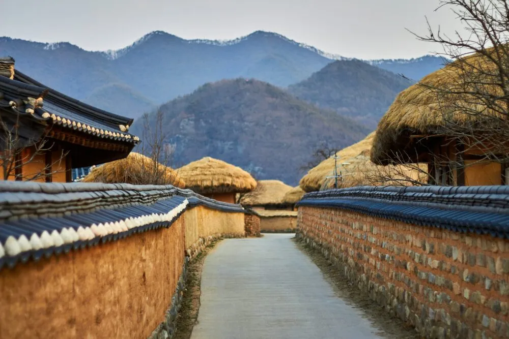 Andong in Zuid-Korea.