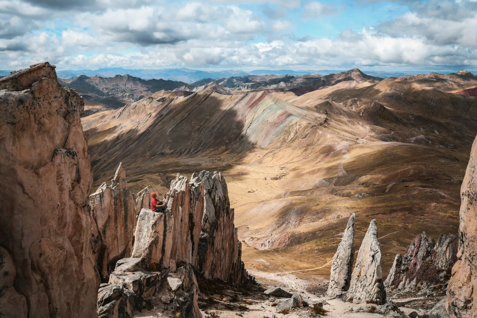 Rainbow Mountain in Peru.