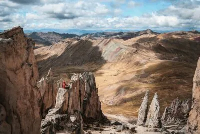 Rainbow Mountain in Peru.