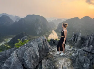 Vietnam Ninh Binh Amber Kalksteenrotsen