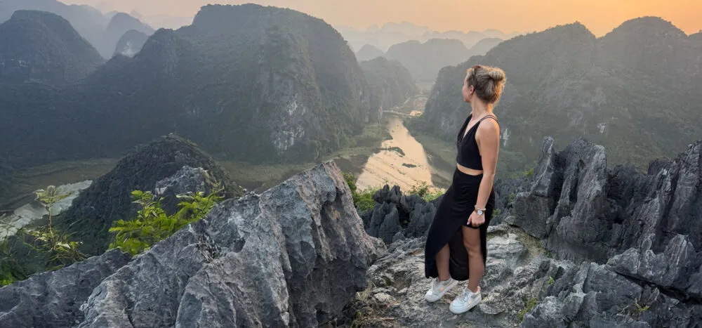 Vietnam Ninh Binh Amber Kalksteenrotsen