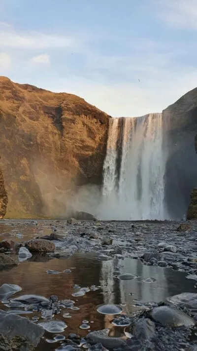 Skogafoss in IJsland