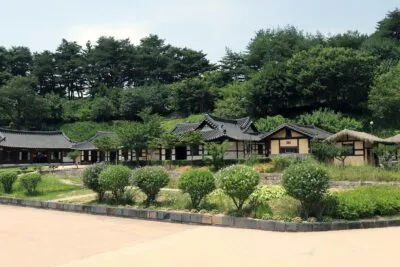 Dosan Seowon in Andong, Zuid-Korea.