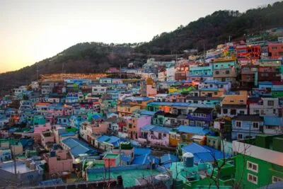Gamcheon Culture Village in Busan, Zuid-Korea.