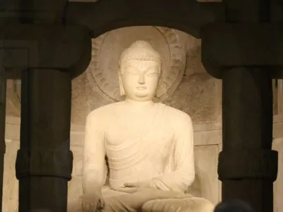 Seokguram Grotto in Gyeongju, Zuid-Korea.