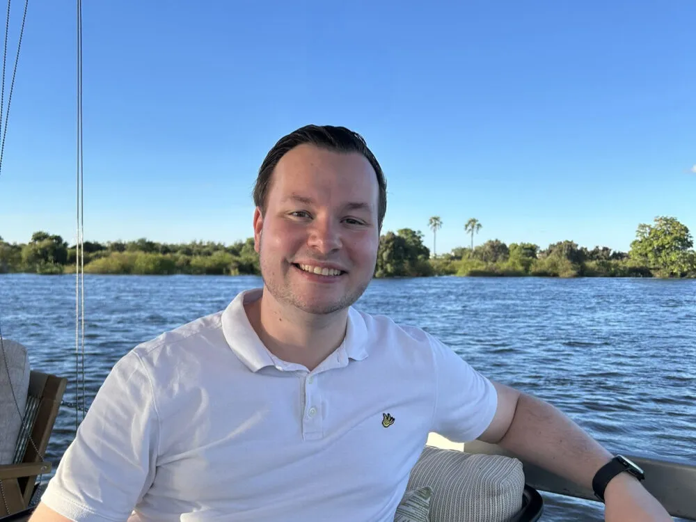 Kas op een boot in Zimbabwe