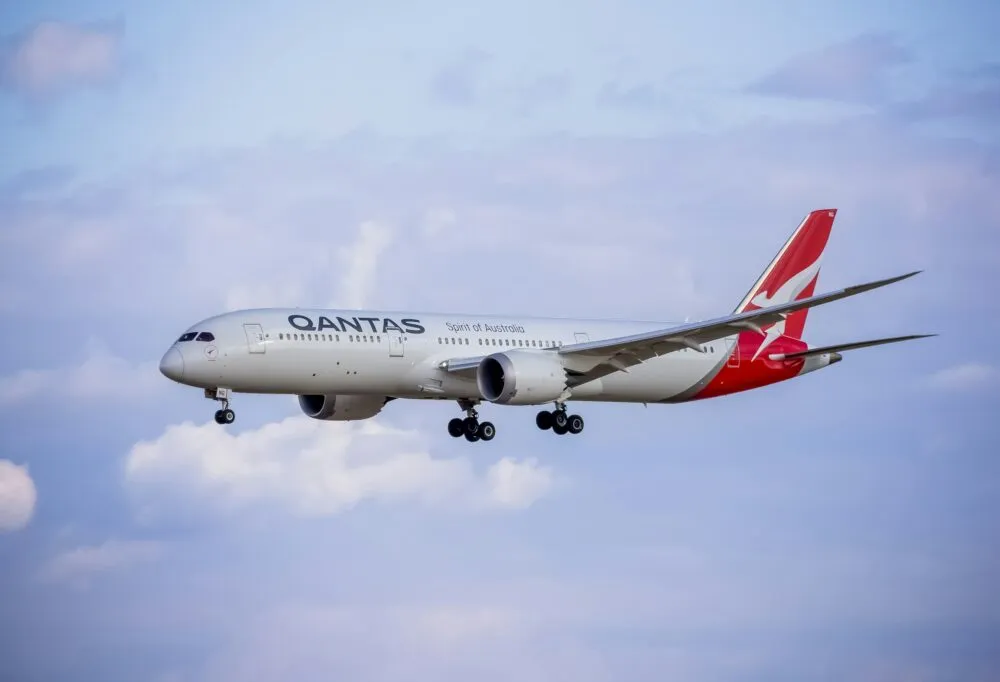Vliegtuig van Qantas