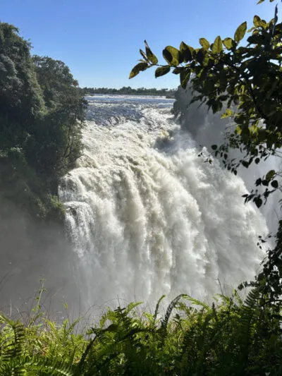 Victoria Falls in Zimbabwe.