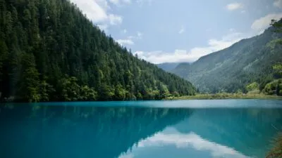 Jiuzhaigou in China.