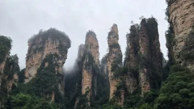 Zandsteenpilaren van Zhangjiajie, China