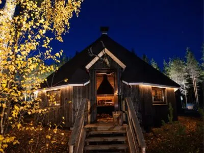 Traditionele kota in Lapland