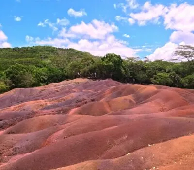 Zevenkleurige Aarde van Chamarel op Mauritius